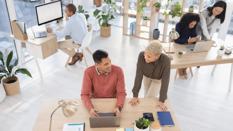 Example of digital marketing agency office.